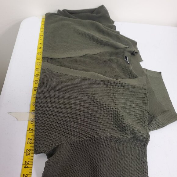 Express Womens Open Knit Goblin Core Cardigan Size L Green Fairy Grunge Beach - Picture 6 of 9